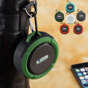 Mini Bluetooth Plastiko Nešiojamas Belaidis Garsiakalbis Su Skambučiai Laisvų Rankų Įranga Atspari Vandeniui Dušai, Vonios Kambarys, Prastas,Automobilių, Beach & Outdoo