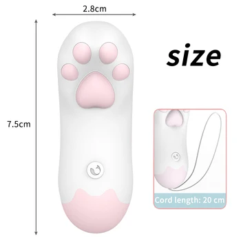 Mini Mielas Katės Letena Makšties Klitorio Stimuliavimo Vibratorius Modeliavimas Varpos Tik Suaugusiems, Sekso Žaislai Moterims, Masturbator