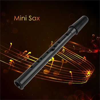 Mini Pocket Bb Saksofono Alto Kandiklį ABS Sax su 2/5 Nendrės Woodwind Muzikos Instrumentai Accessaries Priedai