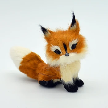 Modeliavimas Gyvūnų Ekrano Modelis Fox Pliušiniai Žaislai Fotografijos Rekvizitai Namų Puošybai Kalėdų Gimtadienio Dovanos Vaikams, Žaislai