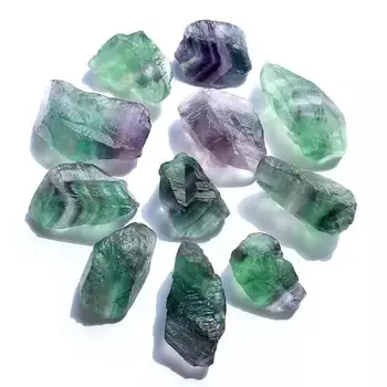 MOKAGY Natūralių Mineralinių Pavyzdys Fluorito Ritosi Grubus Akmuo Kristalas 1kg