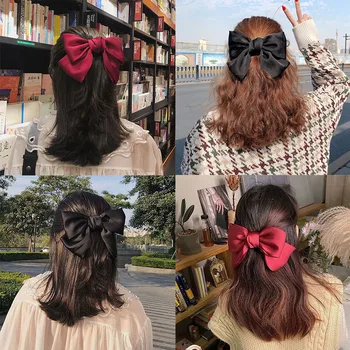 Moterys, Merginos BB Hairgrip Negabaritinių Didelis Lankas, Plaukų Segtukas, Plaukų Virvę du stilius Kietas Žiburių korėjos Gėlių Plaukų Aksesuarai V073