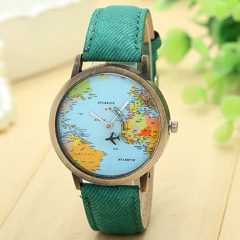 Moterų Laikrodžiai Geriausių Pardavėjų Pasaulyje Kelionių Žemėlapį Džinsinio Žiūrėti Minimalizmas Feminino Reloj Mujer Staat Zegarki Damskie Kadin Laikrodis Fi