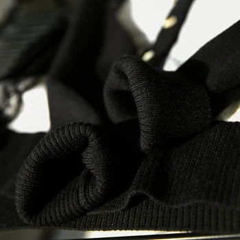 Moterų Megztinis, Striukė 2021 Negabaritinių Susagstomų Megztinių Prarasti Nėrinių Džemperiai Korėjos Drabužių, Apsiaustą Ilgai Elegnat Moterų Kailis
