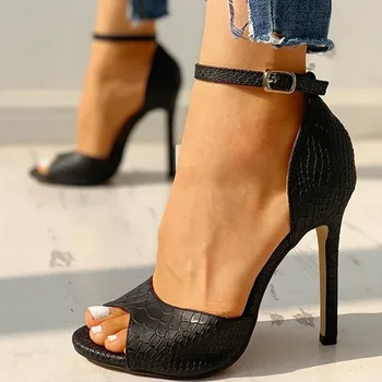 Moterų Siurbliai Mados 2020 Metų Vasaros Seksualus, Prabangus Atidaryti Tne Ponios Batai Moterų Padidėjo Stiletto Super Aukšto Kulno Sandalai