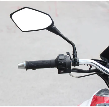 Motociklo galinio vaizdo Veidrodis CNC VISŲ Aliuminio Atveju Yamaha Yz 125 Xrv 750 Honda Cbf 125 Goldwing 1500 Bws 100 Moto Priedai