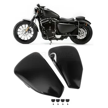 Motociklo Juoda Kairę Dešinę Baterijų Dangtelį Dujų Bakas Elektros Skydelis Apima Apsaugas Harley Sportster 48 883 1200 XL m.-iki