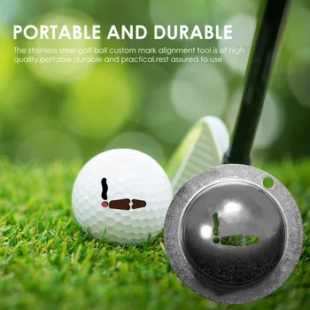 Multifuctional Golf Ball Linijos Linijinės Žymeklio Formą Piešimo Derinimo Įrankis Piešimo Derinimas Ženklai, Ženklas, Įrankiai Iš Nerūdijančio Plieno