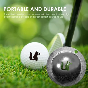 Multifuctional Golf Ball Linijos Linijinės Žymeklio Formą Piešimo Derinimo Įrankis Piešimo Derinimas Ženklai, Ženklas, Įrankiai Iš Nerūdijančio Plieno