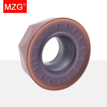 MZG 10PC RPMT 1204 10T3 08T2 ZP152 ZP201 CNC Tekinimo Staklių Laikiklis Frezavimo Cutter, Suapvalinti Nosis Karbido Įdėklai