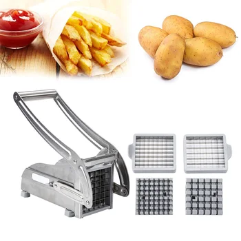Namų Vertus, Bulvių Fri Mašina, Nerūdijančio Plieno, Paspauskite Bulvytės Fri, Todėl Įrankis Bulvių Traškučiai Cutter Vaisiai Slicer Virtuvė Įtaisą