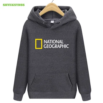 National Geographic Hoodies Mens Tyrimo Ekspedicija Mokslininkas Viršuje Hoodie Mens Mados Lauko Drabužiai Juokinga Palaidinukė Megztinis