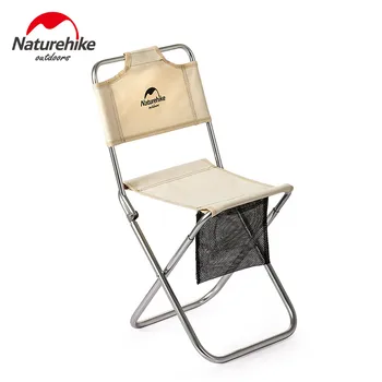 Naturehike Ultralight Mini sulankstomoji Kėdė Nešiojamų Lauko Mėnulis Žvejybos Kėdė, Kempingas, Žygiai, kepsnių ant grotelių Išmatose Pratęstas