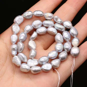 Natūralių Gėlavandenių Perlų Baroko aukštos kokybės Zawalcowany Papuošalai Priėmimo Netinkamų Karoliukai 