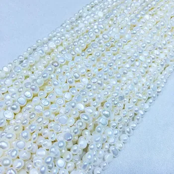 Natūralūs gėlavandenių perlų aukštos kokybės 38 cm, perforuotos prarasti karoliukai 