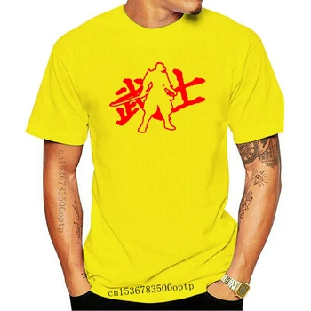 Nauja 2019 M. Vasarą Mens Trumpas Samurajus Kanji Simbolių T-shirt Mielas T Shirts