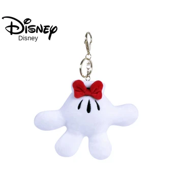 Nauja Originali Disney Animacinių filmų Pliušinis Lėlės Keychain Pakabukas Mickey Mouse Minnie ančiukas Donaldas, Daisy Mados Pliušinis Ornamentu Žaislas Mergina