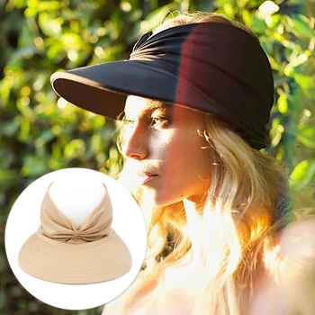 Nauja Stiliaus Skrybėlę Moterims Saulės Skydelis Skrybėlės Moterų Anti-ultravioletinių Tuščias Skrybėlę UV Apsauga Karštą Vasaros Lauko Paplūdimio Kepurės Didmeninė