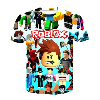 Nauja Vaikų Robloxing Cosplay, T-marškinėliai, Megztinis Laisvalaikio Mada Vaikams Mergaitėms Viršūnes Kalėdų Dovana 2021 M. Vasaros Drabužių Vaikams