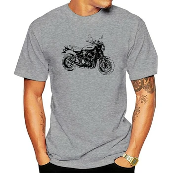 Nauja Vasaros Vyrų Hip-Hop Tee Marškinėliai Street Motociklo Z900RS T-Shirt Z 900 RS Slim T-shirt