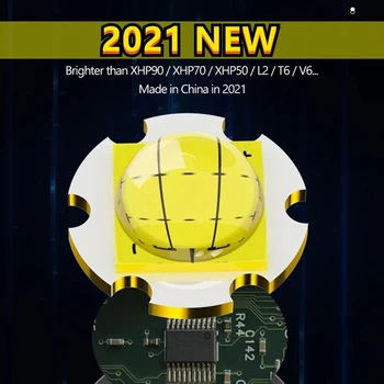 Naujas 100000LM XHP199 9Core LED Žibintuvėlis Usb Įkrovimo Taktinis Žibintuvėlis Zoom Fakelas XHP50 Žibintuvėlis Žibintų pagal 26650/18650