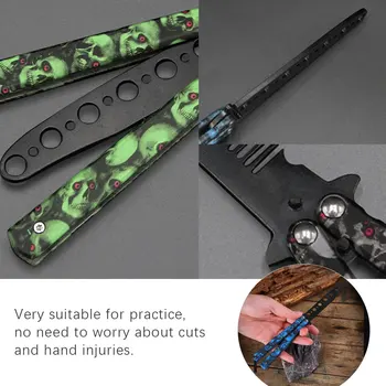 Naujas butterfly Knife drugelis treneris mokymo priemonė sulankstomas peilis savigynos peilis ne aštrus