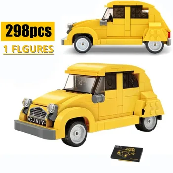 Naujas Cada Blokų Serija Retro Classic Mini 2VC Automobilių SS Modelis 1948 Automobilių Švietimo 55021 