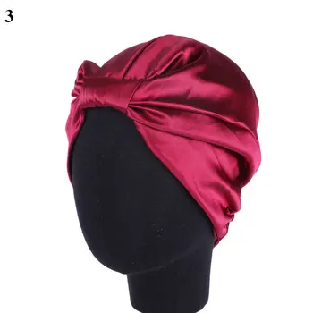 Naujas Moterų Atlasas Miego Skrybėlę Chemo Vėžio Turbaną Variklio Dangtis, Galvos Apdangalą Wrap Kepuraitė Skullies Musulmonų Plaukų Slinkimas Skrybėlę Islamo Arabų Bžūp