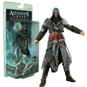 NAUJAS NECA Veiksmų Skaičius, Assassin ' s Creed 3 3 Kartos Brolija Ezio 7 colių Kilnojamojo Lėlės Modelis Žaislų Kolekcija Dovana