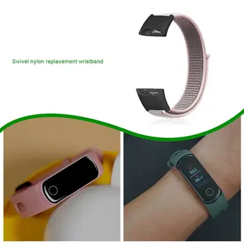 Naujas Pakaitinis Patvarus Nailono Linijos Apyrankė Smart Watch Band Riešo Dirželis Huawei Honor Band 5i/4 Apyrankę Priedai