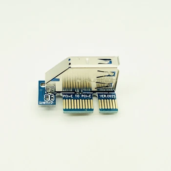 NAUJAS Pridėti Kortelės PCI Express USB 3.0 Adapteris Pjesė PC Komponentai Extender PCIE Riser PCI-E Card Stove PCI-E Riser už Vaizdo plokštė
