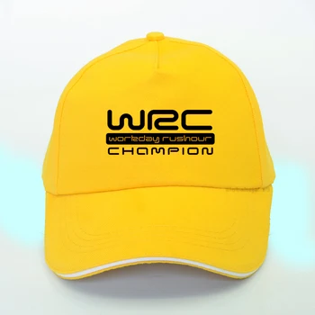 Naujas WRC Logotipas Spausdinti beisbolo kepuraitę Europos ir Amerikos Pasaulio Ralio Čempionato WRC Stiliaus vyrų snapback skrybėlės Lenktynių bžūp