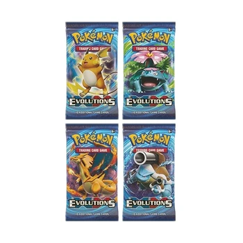 Naujausias 324Pcs Pokemon Kortas Sun & Moon XY Evoliucija Pokemon Booster Box Kolekcines Tradiner Kortų Žaidimas žaislas vaikams