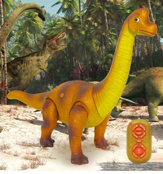 Naujausias Pažangios Nuotolinio Valdymo Elektros Įdomu Dinozaurų 41CM didelio dydžio Dinozaurų robotas Žaislas Vaikučiams dovanų kalbėti, vaikščioti
