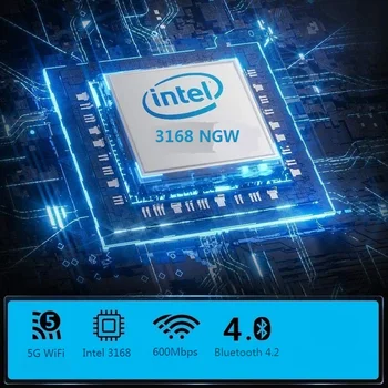 Nauji Intel 3168 NGW 2.4 G / 5G Dual Band WiFi M. 2 2230 Imtuvas Bevielio 802.11 AC 600Mbps Bluetooth 4.2 Modulis NGFF Tinklo plokštė