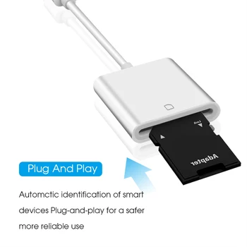 Naujo Tipo C, SD Kortelių Skaitytuvą, USB 3.0 OTG, USB Card Reader Adapteris, skirtas 