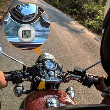 Naujų Motociklų Laikrodžiai Žiūrėti Vandeniui Klijuoti Ant Motociklo Mount Žiūrėti Moto Skaitmeninis Laikrodis Tiktų Visiems Moto