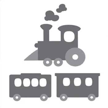 Naujų Senovinių Traukinių Transporto priemonės Žaislas 2020 Metalo Pjovimo Štampai, skirti 