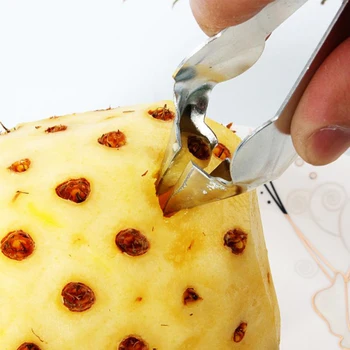 Nerūdijančio Plieno Ananasų Akių Skustukas Naujų Kūrybinių, Praktinių Lengva Vaisių Cutter Namų Virtuvės Dalykėlių Ananasų Slicer Įrašus