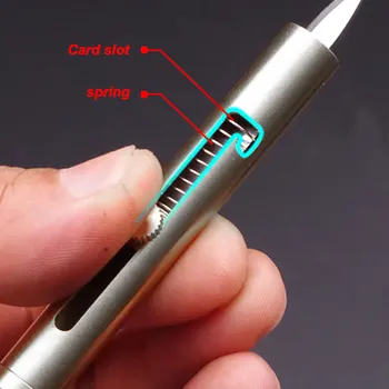 Nešiojamų Ašmenys Mini Aliuminio Lydinio Pavasario Peilis Daugiafunkcinis Lauko savigynos Įrankis Atlikti EDC Nuimamas Atidaryti Express Knive