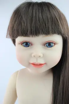 NPK 45cm Visas Vinilo Atgimsta American Baby Doll Girl Realus Silikono Kūdikis reborn Lėlės, Žaislai Vaikams Kalėdų Dovana
