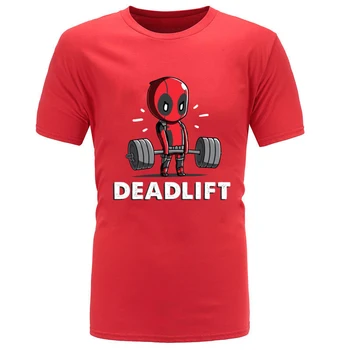 Nuostabi Deadpool Trauka Atletikos Juokinga Fitnesst Marškinėlius Deadpool Supe Herojus Tee Marškinėliai Aukštos Kokybės Vyrai