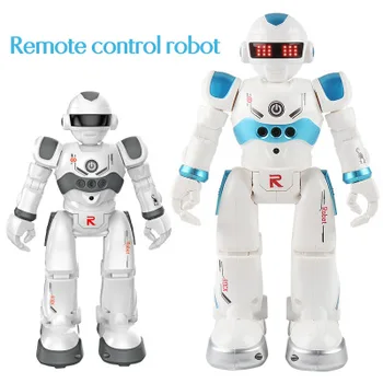 Nuotolinio Valdymo Robotas, Multi-funkcija USB Įkrovimo Vaikų Žaislas RC Robotas Dainuos Šokių Veiksmų Skaičius, Judesių Jutiklis Robotas