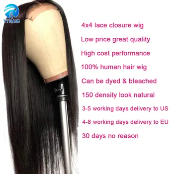 Nėriniai Priekiniai Žmogaus Plaukų Perukai Už juodaodžių Moterų Žmogaus Plaukai Tiesūs 13x4 Nėrinių Priekinės Žmogaus Plaukų Perukai Uždarymo Perukas Malaizijos 150% Remy