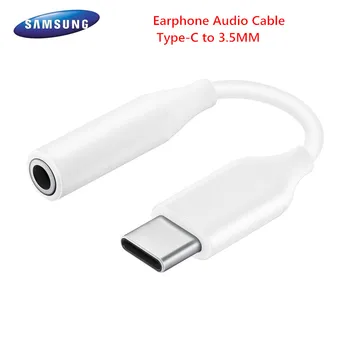 Originalios Samsung Ausinės, Audio Kabelis USB C Tipo 3,5 MM Ausinių Lizdas Adapteris, Skirtas 
