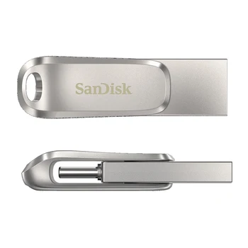 Originalios SanDisk USB Flash Drive 32GB 64GB 128GB 256 GB 512 GB Tipas-C USB OTG 3.1 Memory Stick Metalo U Disko SDDDC4 Pendrive