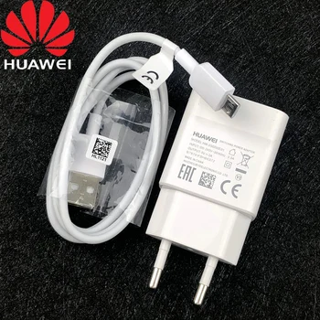 Originalus Huawei 5v2A Įkroviklis ES Greitas Įkroviklis power adapter usb micro kabelis už garbę 7x 8x p8 p9 lite y6 y7 y9 2019 P smart z