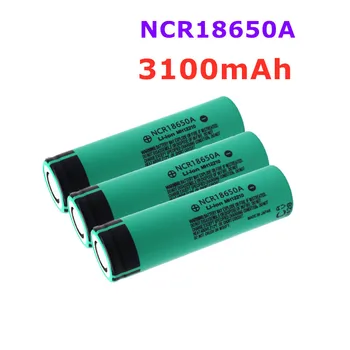 Originalus NCR18650A 3100mAh 3.7 V 18650 Įkraunama Ličio li-ion Baterija Žibintuvėlį Nešiojamas Baterijas