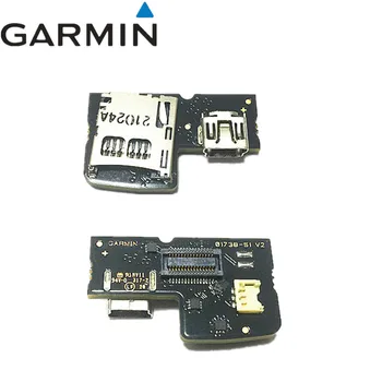 Originalus PCB w mini USB ir microSD laikiklis Garmin Edge 810 TIPO 10 (810 touring) Remontas, pakeitimas Nemokamas pristatymas