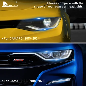 ORO Skaidrios TPU už Chevrolet Camaro SS Priedai Šildomi Specialių Automobilių Žibintų, priekinių Žibintų Apsauginės Plėvelės Lipdukas